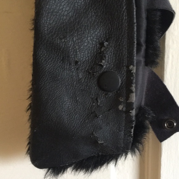 Faux Leather Black Moto Jacket - Picture 6 of 8